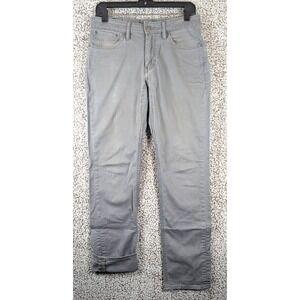 Levi's Jeans Men 30x30 (Tag 31x32) Gray 511 Commuter Reflective Selvedge Stretch